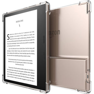 XUYICC Case Fits Kindle Oasis (9th Generation 2017 & 10th Generation 2019 Release) 7“ Transparent, Lightweight Bumper Corners Slim Rubber TPU Back Cover - Clear