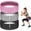 Resistance Bands, Fabric Workout Bands for Women & Men, Cloth Booty Resistance Loop Bands, Thick Squat Bands for Butt/Legs/Thigh/Hip/Glute Excersing - Pink/gray/black