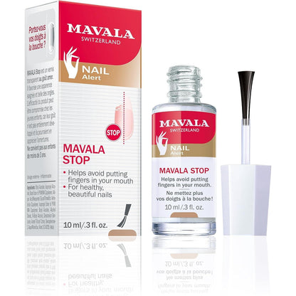 Mavala Stop Deterrent Nail Polish Treatment | Nail Care to Help Stop Putting Fingers In Your Mouth | Bitter Taste | Easy Application | For Ages 3+ | 0.3 Fl Oz