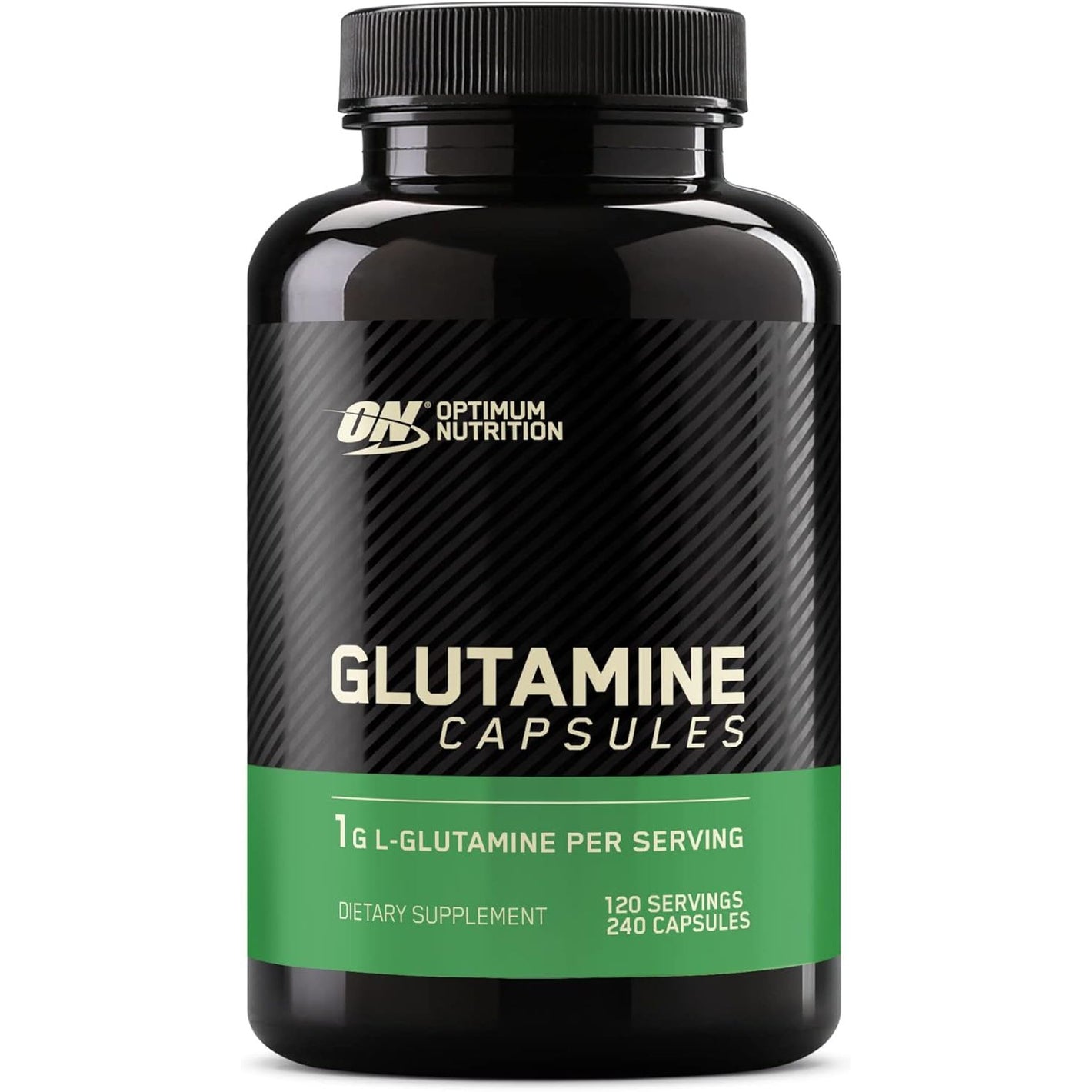 Optimum Nutrition L-Glutamine Muscle Recovery Capsules, 1000mg, 240 Count (Package May Vary)