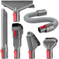 Attachments Tools Kit Compatible with Dyson V15 V12 V11 V10 V8 V7 Cordless Stick Vacuum Cleaner Accessory Replacement Including Flexible Hose, Crevice Tool, Mattress Tool, Stiff Dust Brush