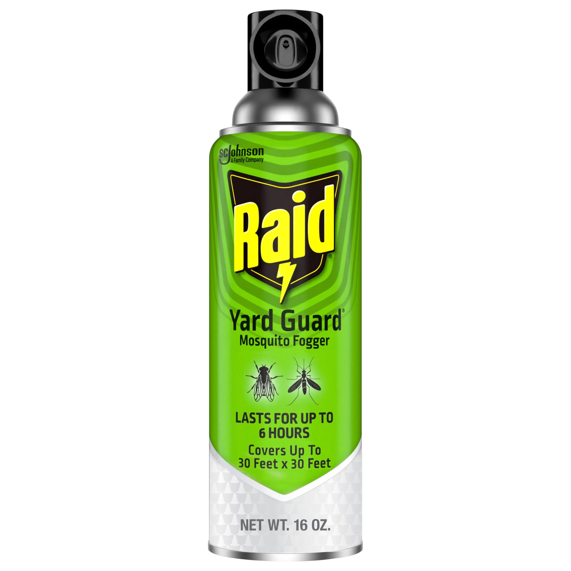 Buy now Raid Outdoor Yard Guard Mosquito Fogger, Area Insect Repellent, Kills On Contact, Control Mosquitoes up to 6 Hours, Covers up to 30 sq ft, Fast-Acting Yard and Garden Treatment, 16 oz at indiglob india