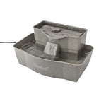 Buy now PetSafe Drinkwell Multi-Tier Pet Fountain - Encourages Hydration for Cats & Dogs - Large-Capacity Waterer - Double Tier - Filtered Fountain with Carbon Filter - 100 oz Water Capacity at indiglob india