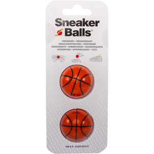 Sneaker Balls Odor-Fighting Shoe Fresheners, Eliminates Unpleasant Smells, Perfect For Sneakers, Gym Bags, Gear Bags, Drawers, Lockers, And More!, Basketball, 2 Pack