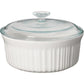 CorningWare French White 7-Pc Ceramic Bakeware Set with Lids Chip and Crack Resistant Stoneware Baking Dish, Microwave, Dishwasher, Oven, Freezer and Fridge Safe
