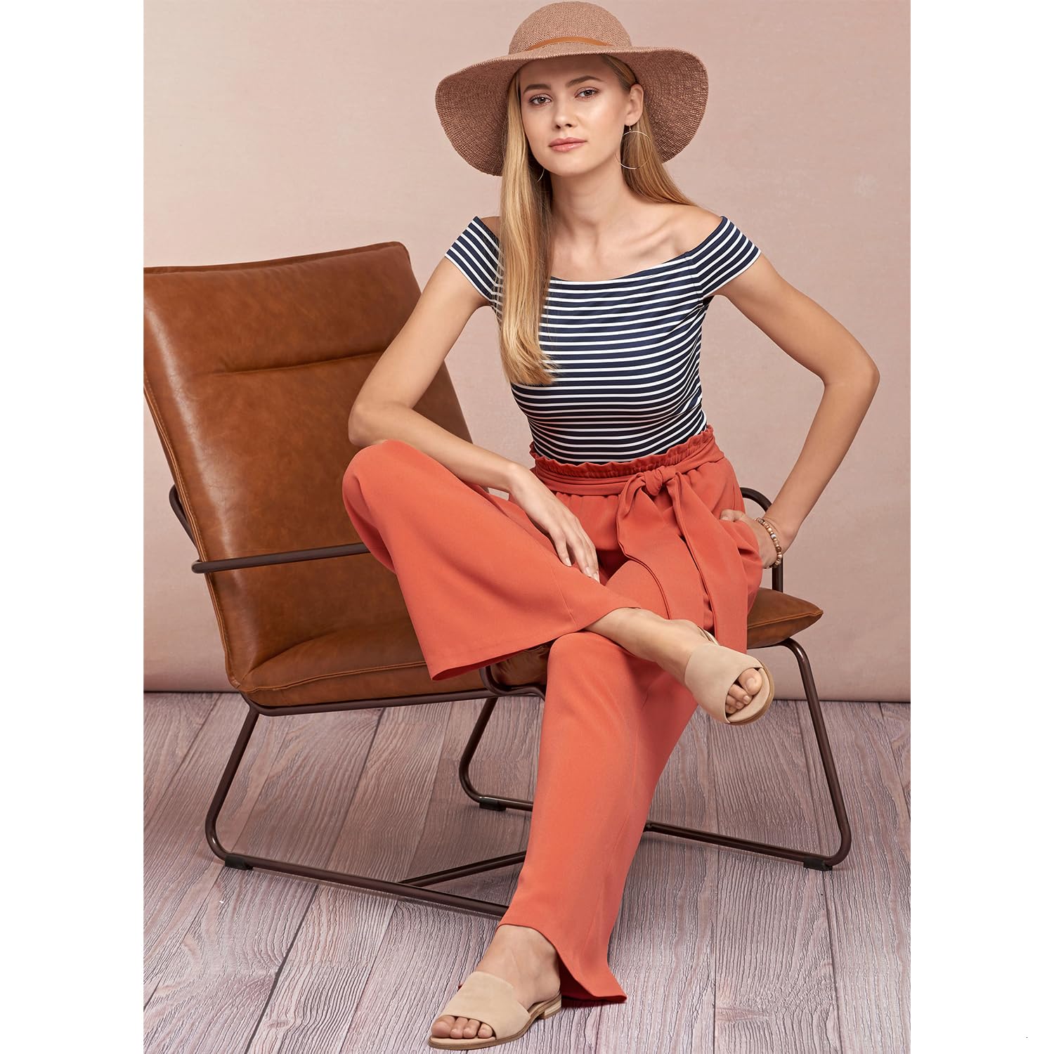 Buy now Simplicity US8605A Easy to Sew Women's Skirts and Loose Fitting Pants Sewing Patterns, Sizes 6-24 at indiglob india