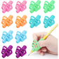 BUSHIBU Pencil Grips for Kids Handwriting, Toddler Pencil Grip, Pen Grips Trainer for Beginners Preschoolers Kindergarten Children(4 PCS)