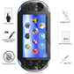 AKWOX 2 Front+2 Back Covers Screen Protectors Compatible with Sony PlayStation Vita 2000, 9H Tempered Glass Front and HD Clear PET Back Film