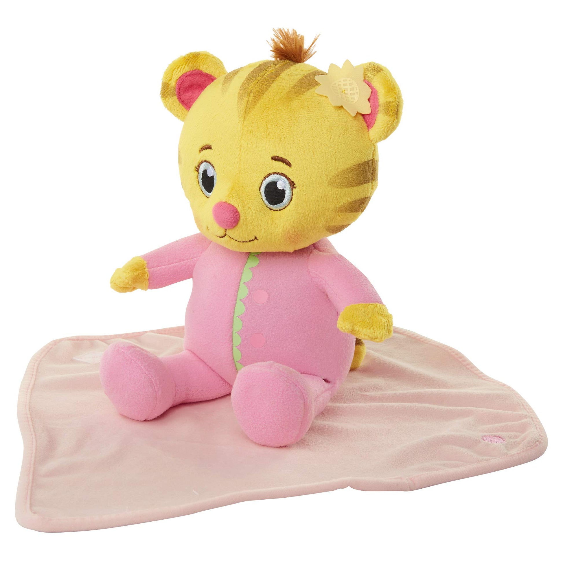 Buy now JAKKS Pacific Daniel Tiger's Neighborhood Cute and Cuddly Baby Margaret Plush Pink/Yellow at indiglob india
