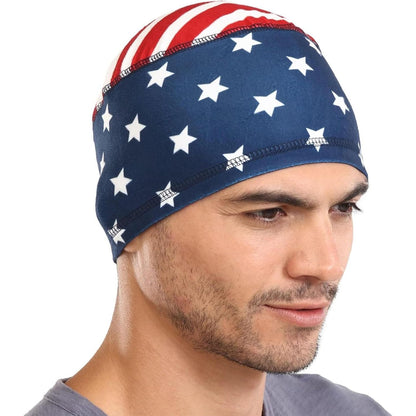 Cooling Skull Cap for Men - Hard Hat Liner, Cycling Cap, Head Caps for Men, Helmet Liner for Motorcycle