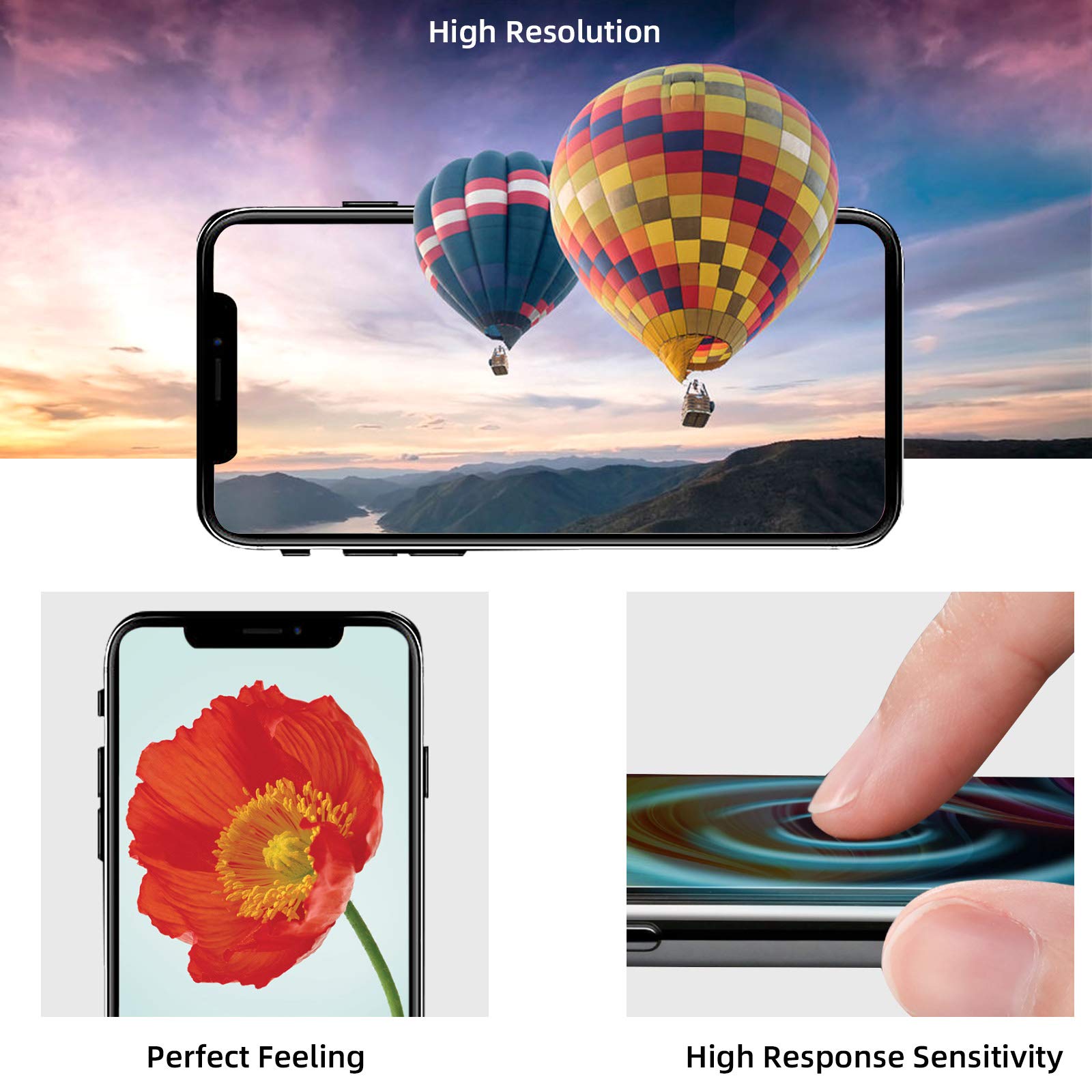 Buy now for iPhone 11 Screen Replacement 6.1 3D Touch Screen LCD Display Digitizer for A2111, A2223, A2221 Cell Phone Repair Kits+ Waterproof Frame Adhesive Sticker+Screen Tempered Protector+Face ID at indiglob india