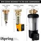 Buy now iSpring WSP-50 Reusable Whole House Spin Down Sediment Water Filter, 50 Micron Flushable Prefilter Filtration, 1" MNPT + 3/4" FNPT, Lead-Free Brass at indiglob india