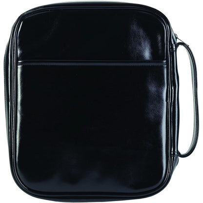 Black Leatherette Bible Cover Case with Handle, (Maxi) 2X-Large