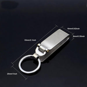 Stainless Steel Keyring Security Belt Clip Key Chain,used in sports Pants, Pockets,Durable Multi-ring Key Holder
