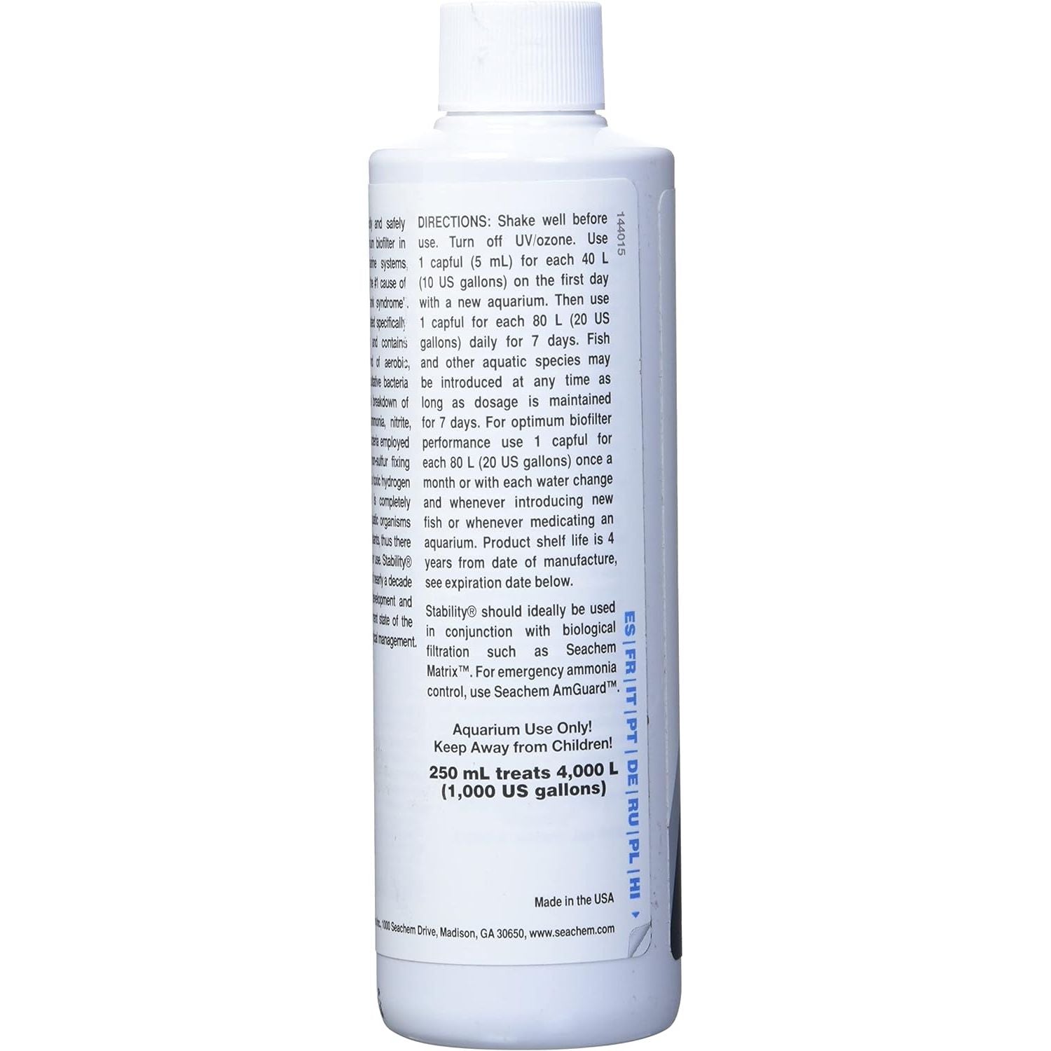 Buy now Seachem Stability - For Freshwater and Marine Aquariums 250ml at indiglob india