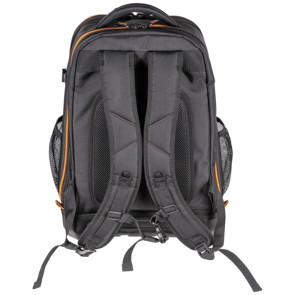 Buy now Klein Tools 62805BPTECH 28-Pocket Laptop Backpack Tool Bag, Tradesman Pro Extra-Large Tech Tool Backpack with Molded Bottom, Charging Port at indiglob india