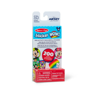 Buy now Melissa & Doug Sticker Wow!ƒ?› Disney Mickey Mouse Bundle: 24-Page Activity Pad, Stamper, 500 Stickers, Mini Pad, Arts and Crafts Fidget Toy Collectible Character Disney Refill at indiglob india
