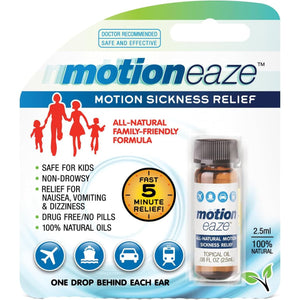 MotionEaze Sickness Relief, All-Natural Topical Liquid, 2.5 ml