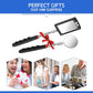 Buy now Frienda 2 Pieces Lighted Telescoping Inspection Mirror Flexible Retractable LED Automotive Extension Round Dental Mirror with Light Pickup Tools Valentine Birthday Gift for Men, Husband, Father at indiglob india