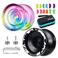Buy now MAGICYOYO V3 Yoyo for Kids 8-12 or Above, Responsive Yoyo Professional with Dual Function, Professional Trick Yo yo for Adults with 12 Yo-yo Strings, KK Bearing, Bearing Puller, Axle,Case Bag -Black at indiglob india