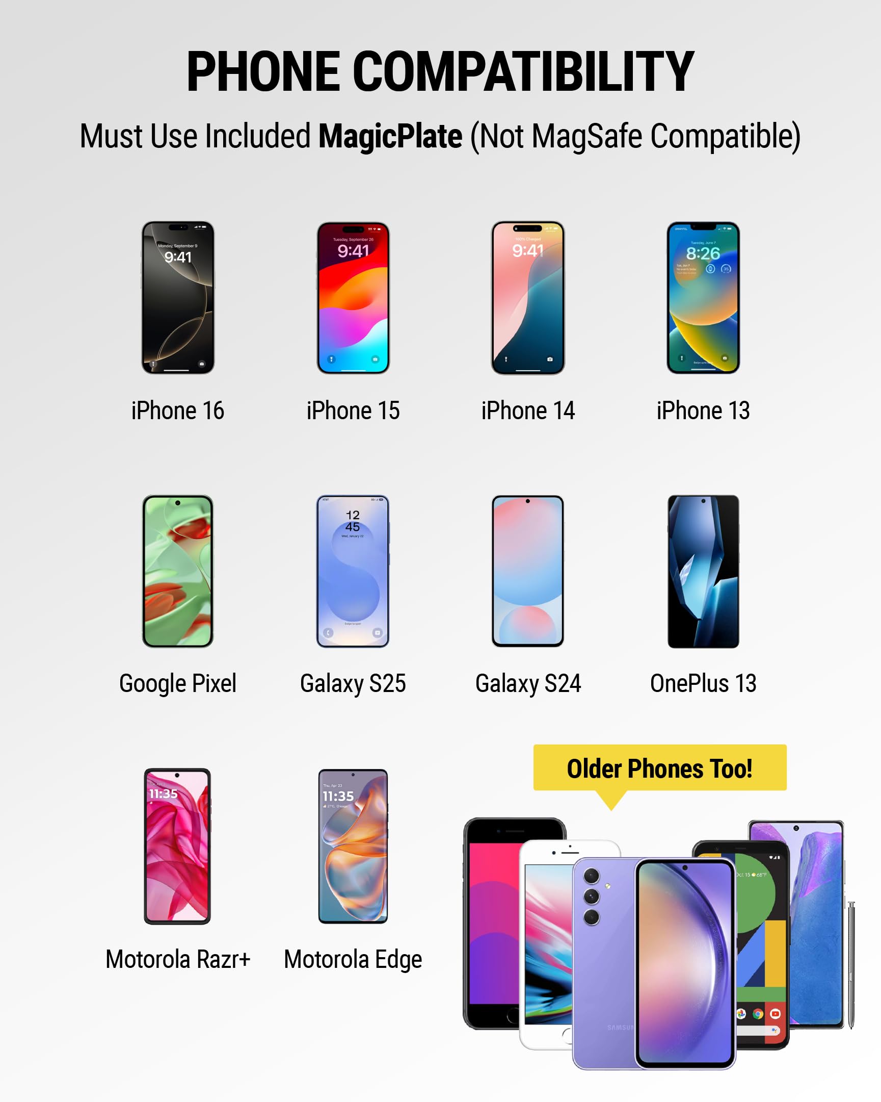 Buy now Scosche MAGDMB MagicMount Magnetic Phone Mount for Car, Dashboard Cell Phone Holder with 360° Adjustable Magnet Head, Universal Phone Stand for Car Compatible with iPhone, Samsung, and All Devices at indiglob india