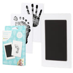 Buy now Pearhead Newborn Baby Handprint and Footprint Kit - No Mess Clean-Touch Ink Pad With Impression Cards, Safe for Skin, Perfect Keepsake for Family, Acid-Free, Black at indiglob india