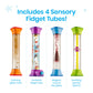 Buy now hand2mind Sensory Fidget Tubes, Sensory Toys, Travel Toys, Quiet Fidgets for Classroom, Calm Down Corner Supplies, Anxiety Relief Items for Kids, Toddler Stocking Stuffers, for Kids at indiglob india