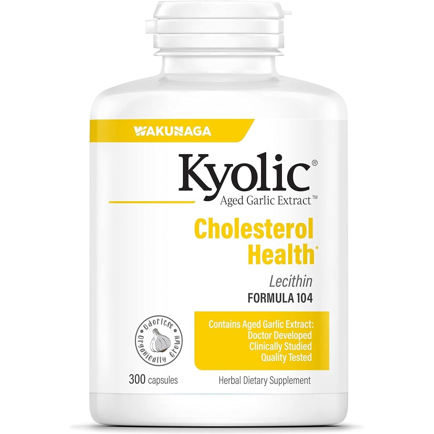 Kyolic Aged Garlic Extract Formula 104, Cholesterol Health