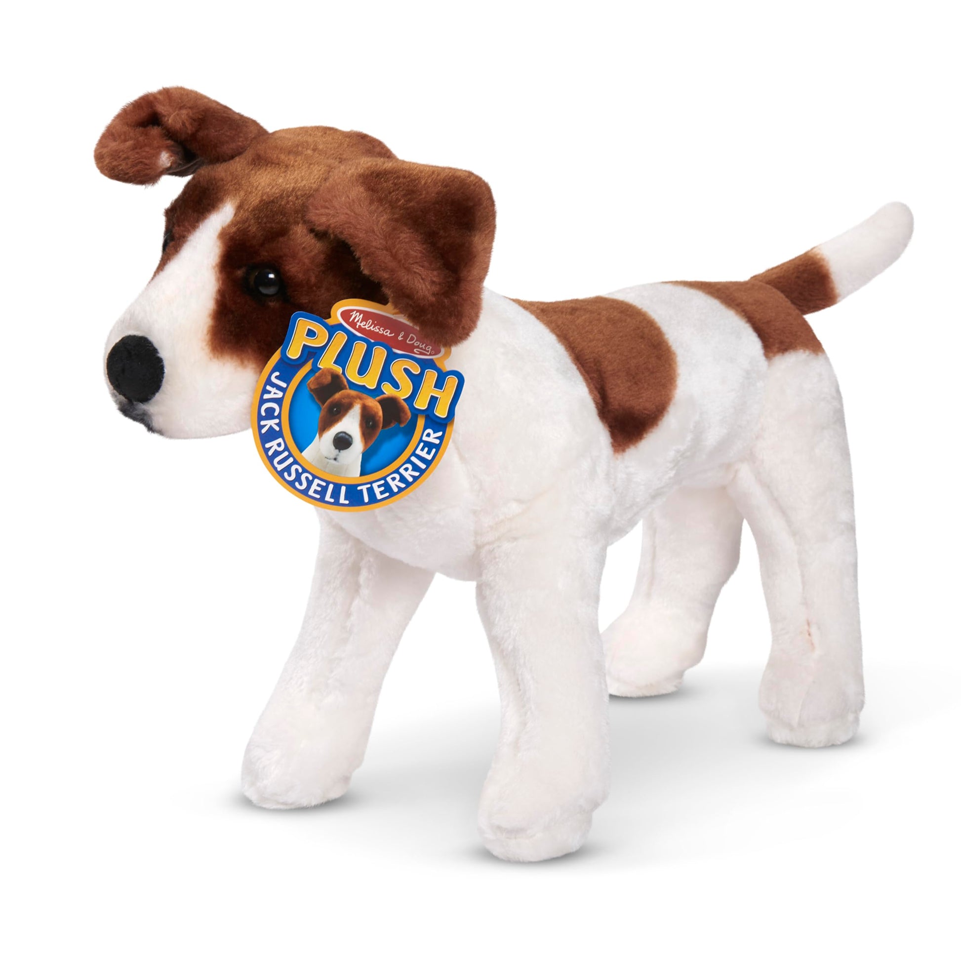 Buy now Melissa & Doug Giant Jack Russell Terrier - Lifelike Stuffed Animal Dog (Over 12 inches Tall) at indiglob india