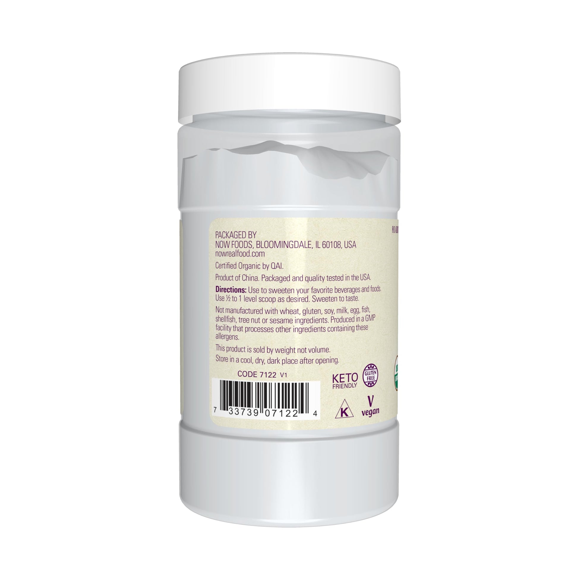 Buy now NOW Real Food, Organic Monk Fruit Extract Powder, Zero-Calorie Sweetener, 3.7 oz at indiglob india