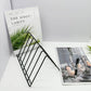 Buy now File Organizer-Metal Newspaper Holder-Magazine File Storage-Desktop Storage Book Rack-File Folder Holders-Office Products(Black at indiglob india