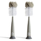 Buy now Munchkin Sponge Bottle Brush, Grey/Sage, 2 Count (Pack of 1) Modern Bottle Brush, Grey at indiglob india