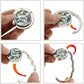 Set of 6 Mixed Pattern Foldable Womens Bag Purse Hook Handbag Hanger Holder