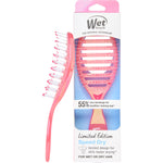 Buy now Wet Brush Speed Dry Hair Brush - Stripes (Color Wash) - Vented Design and Ultra Soft HeatFlex Bristles Are Blow Dry Safe With Ergonomic Handle Manages Tangle and Uncontrollable Hair - Pain-Free Prismatic Glow Pink at indiglob india