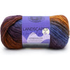 (1 Skein) Lion Brand Yarn Landscapes Yarn, Desert Spring - Blue, Brown