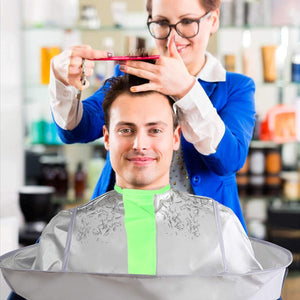 Buy now Hair Cutting Capes Umbrella for Adults, Barber Cape Cloak Cape for Home and Salon Use, Keep Hair Off Clothes and Floor at indiglob india