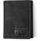 Timberland PRO Men's Leather Trifold Wallet with ID Window, Black/Bullard, One Size