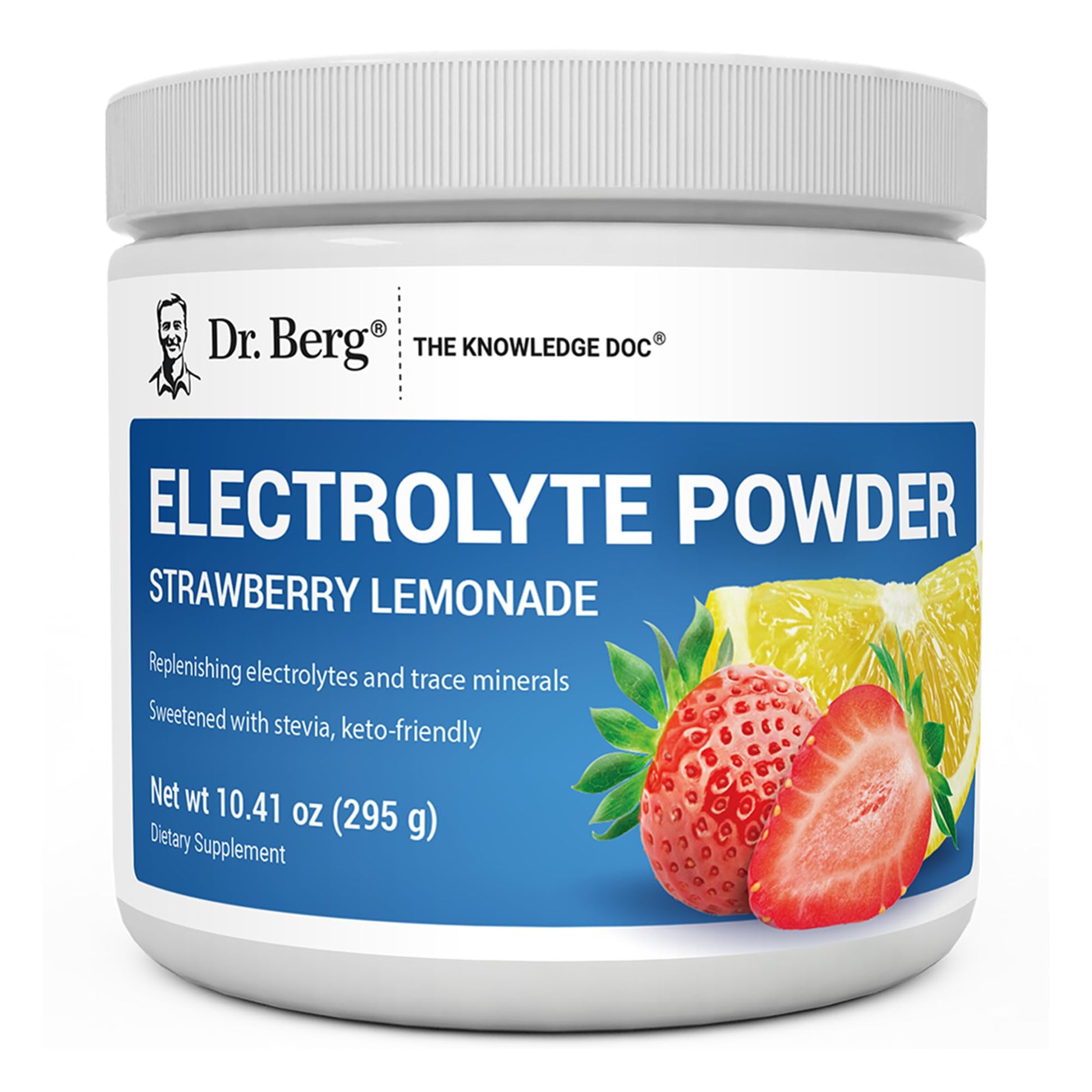 Buy now Dr. Berg Zero Sugar Hydration Keto Electrolyte Powder - Enhanced w/ 1000 mg of Potassium & Real Pink Himalayan Salt (NOT Table Salt) - Raspberry & Lemon Flavor Hydration Drink Supplement - 50 Servings at indiglob india