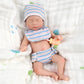 Buy now BABESIDE Miniature Reborn Baby Dolls Aurora - 6-in Full Platinum Silicone Reborn Baby Girl Realistic-Newborn Baby Doll Mini Sleeping Girl Real Life Baby Dolls with Feeding Kit & Gift Box at indiglob india