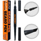 Beard Pen Filler for Men - Barber Styling Grooming Pencil - Waterproof Proof, Sweat Proof, Long Lasting Solution with Natural Finish - Cover Beard and Scalp Patches in Seconds - Black 1 Pack