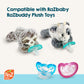 Buy now RaZbaby Jollypop Pacifier for Babies 3 Months and Up, USA Made, Natural Shaped Orthodontic Binky, Lovingly Shared in NICUs & Hospitals Worldwide, Medical-Grade 100% BPA-Free - 2 Pack - Pink at indiglob india