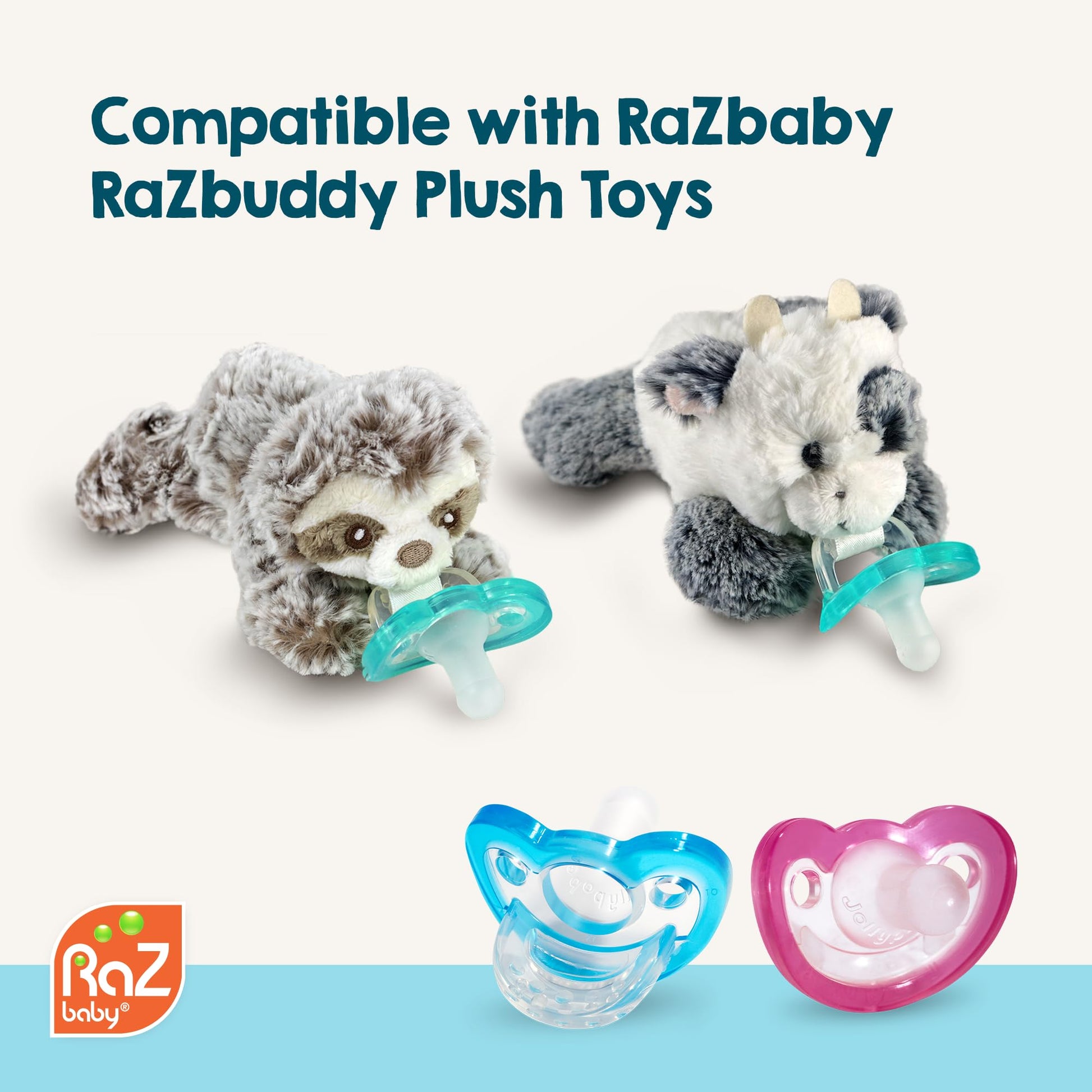 Buy now RaZbaby Jollypop Pacifier for Babies 3 Months and Up, USA Made, Natural Shaped Orthodontic Binky, Lovingly Shared in NICUs & Hospitals Worldwide, Medical-Grade 100% BPA-Free - 2 Pack - Pink at indiglob india