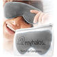 MyHalos® Eye Mask for Dry Eyes - Steam Warm Compress for Eyes - Remove Styes, Chalazion Therapy Warming and Heating Pad Hot Compress - Moist Heat Mask for Blepharitis & MGD