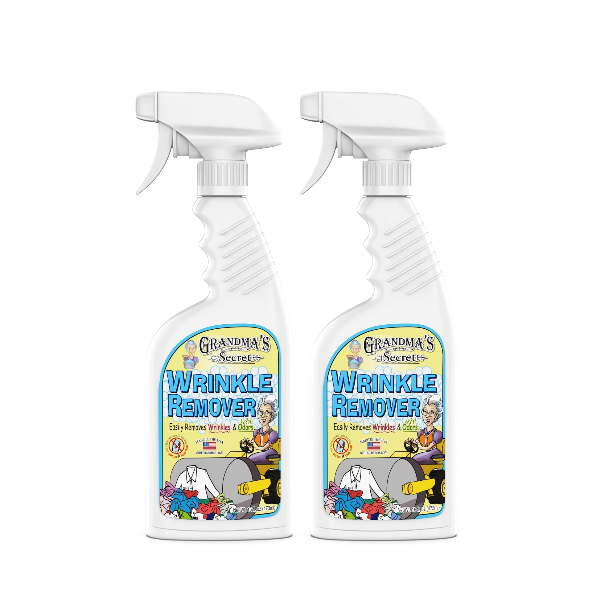 Buy now Grandma's Secret Spot Remover for Clothes - Chlorine, Bleach and Toxin-Free - Fabric Stain Remover Removes Oil, Paint, Blood and Pet Stains – 2 Ounce, Pack of 2 Wrinkle Remover 16.00 Fl Oz (Pack of 2) at indiglob india