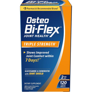 Osteo Bi-Flex Triple Strength(5), Glucosamine Chondroitin with Vitamin C Joint Health Supplement, Coated Tablets, 120 Count