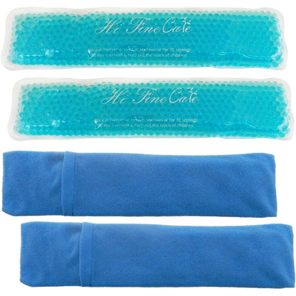 Perineal Cooling Pad, Postpartum Cold Packs Gel Bead Ice Pack Cold Therapy for Women After Pregnancy and Delivery, 2 Ice Pack and 2 Cover (Pink)