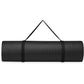 Gaiam Essentials Thick 2/5" (10mm) and Thin 1/4" (6mm) Yoga & Pilates, Fitness & Exercise Mat with Easy-Cinch Carrier Strap