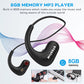 Waterproof Headphones for Swimming,IPX8 Waterproof 8GB MP3 Player Sports Swimming Headphones Wireless Bluetooth 5.0 Earbuds with Noise Cancelling MIC for Sport,Swimming,Running,Gym,Workout