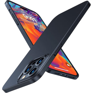 TORRAS Slim Fit Designed for iPhone 14 Pro Max Case 6.7 inch, Ultra-Thin 14 Pro Max Case 2022, Lightweight Hard PC Cover Phone Cases, Black, OriginFit