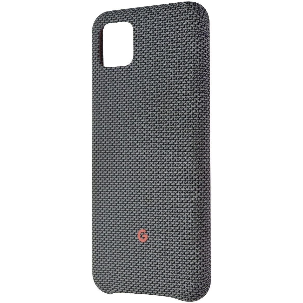 Google Pixel 4 XL Polycarbonate Case, Sorta Smokey Gray, Fabric Embellishment